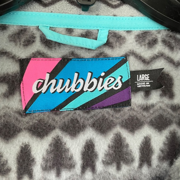 Chubbies Bear Hug Fleece Pullover - Size L - Picture 2 of 2